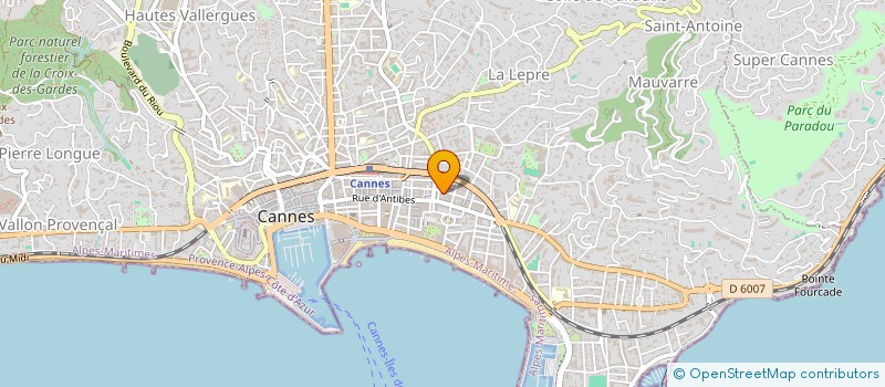 localisation de l'entreprise MONSIEUR FRANCO CALDARELLI à CANNES