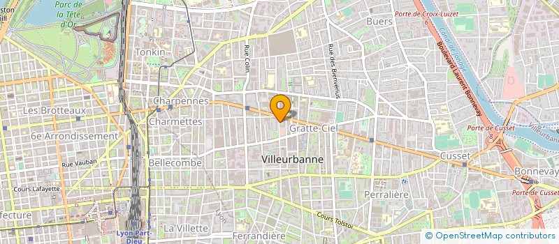 localisation de l'entreprise MONSIEUR FRANCO CAPOBIANCO  VILLEURBANNE