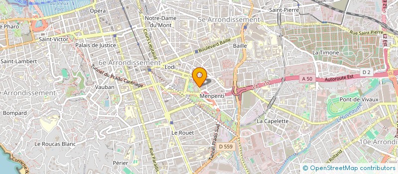 localisation de l'entreprise MONSIEUR FRANCO CAUCI à MARSEILLE