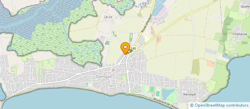 localisation de l'entreprise MONSIEUR FRANCO D'ALESSANDRO  DAMGAN