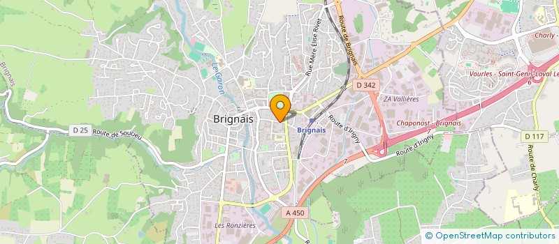 localisation de l'entreprise MONSIEUR FRANCO DE GREGORIO à BRIGNAIS