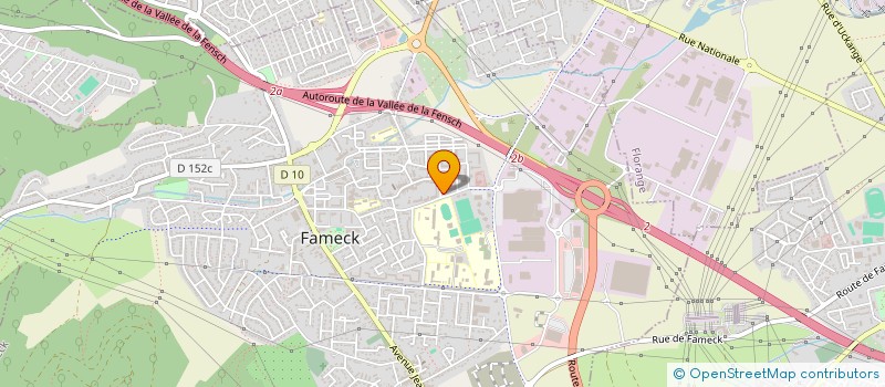 localisation de l'entreprise MONSIEUR FRANCO DE PAOLA  FAMECK