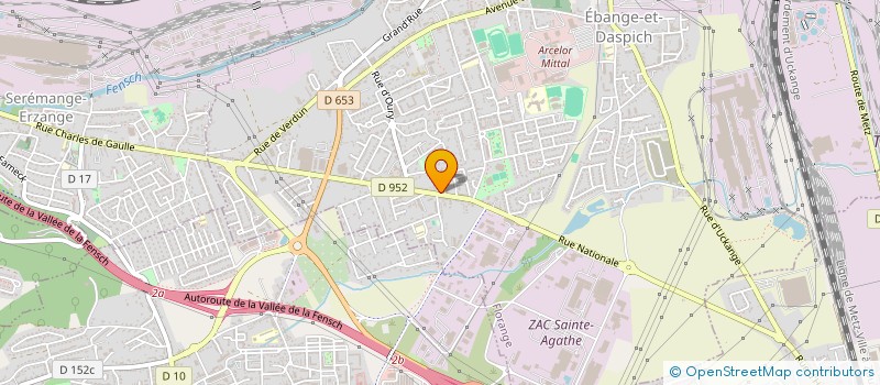 localisation de l'entreprise MONSIEUR FRANCO DIMARTINO  FLORANGE