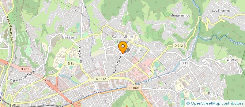 localisation de l'entreprise MONSIEUR FRANCO DISCINI à SAINT-ALBAN-LEYSSE