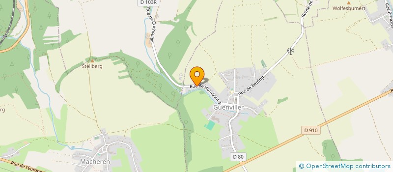 localisation de l'entreprise MONSIEUR FRANCO GIACOMIN  GUENVILLER