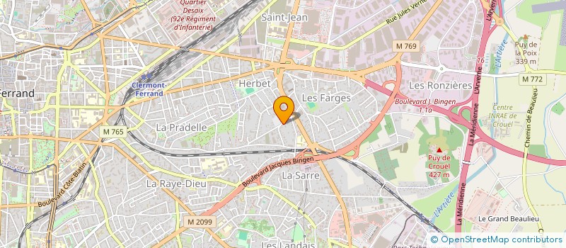 localisation de l'entreprise MONSIEUR FRANCO GIOIA  CLERMONT-FERRAND