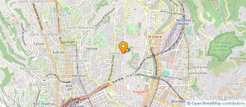 localisation de l'entreprise MONSIEUR FRANCO GRECO à NICE