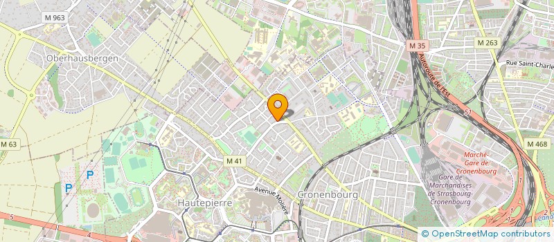 localisation de l'entreprise MONSIEUR FRANCO LA SELVA  STRASBOURG