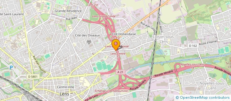 localisation de l'entreprise MONSIEUR FRANCO LORENZO ATTARDO  LENS