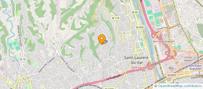 localisation de l'entreprise MONSIEUR FRANCO LUPI à SAINT-LAURENT-DU-VAR