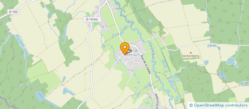 localisation de l'entreprise MONSIEUR FRANCO MANCINI  ALTENACH