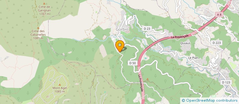 localisation de l'entreprise MONSIEUR FRANCO MERIANO  GORBIO