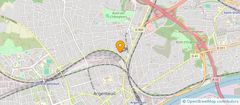 localisation de l'entreprise MONSIEUR FRANCO MONTANARI à ARGENTEUIL