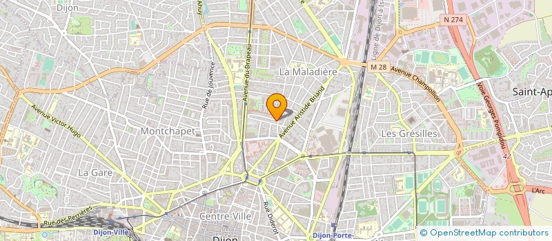 localisation de l'entreprise MONSIEUR FRANCO NOVELLI à DIJON