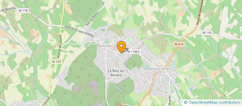 localisation de l'entreprise MONSIEUR FRANCO ORTU à BEAULIEU