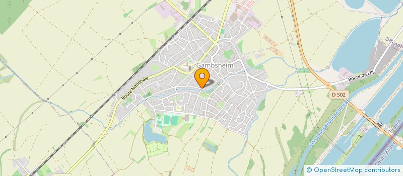 localisation de l'entreprise MONSIEUR FRANCO PALUSCI  GAMBSHEIM