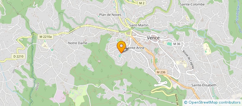 localisation de l'entreprise MONSIEUR FRANCO PETRI à VENCE
