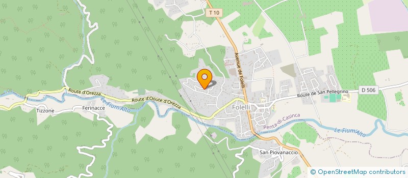 localisation de l'entreprise MONSIEUR FRANCO RAFONI à PENTA-DI-CASINCA