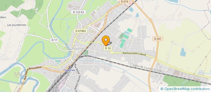 localisation de l'entreprise MONSIEUR FRANCO RJILLO à COUTRAS