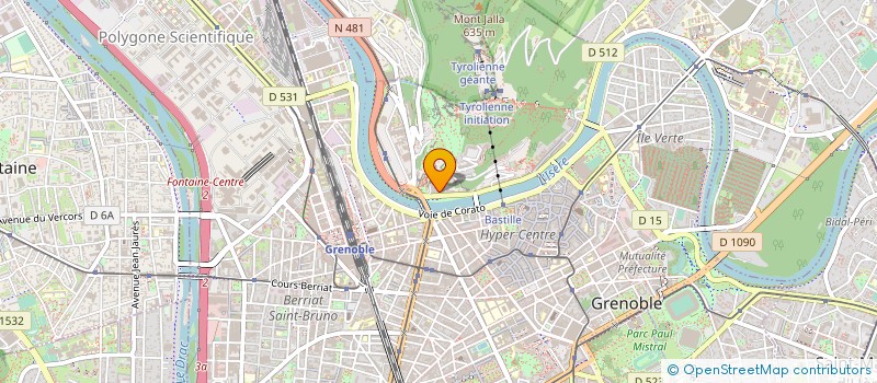 localisation de l'entreprise MONSIEUR FRANCO TOMIMI  GRENOBLE