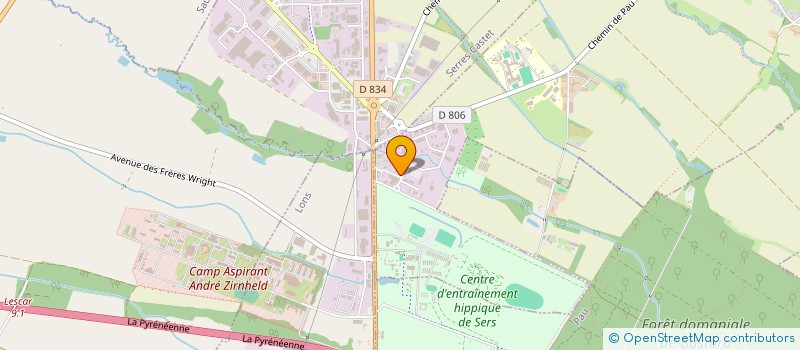localisation de l'entreprise MONSIEUR FRANCOIS ABELARD à SERRES-CASTET