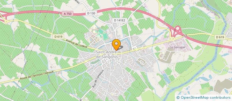 localisation de l'entreprise MONSIEUR FRANCOIS ABELLAN  SAINT-ANDRE-DE-SANGONIS