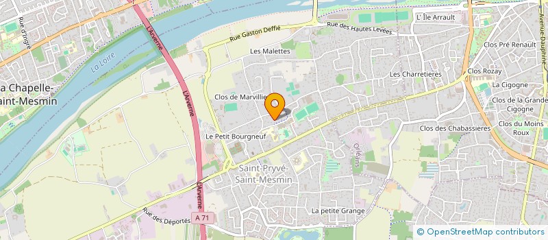 localisation de l'entreprise MONSIEUR FRANCOIS ACHARD à SAINT-PRYVE-SAINT-MESMIN