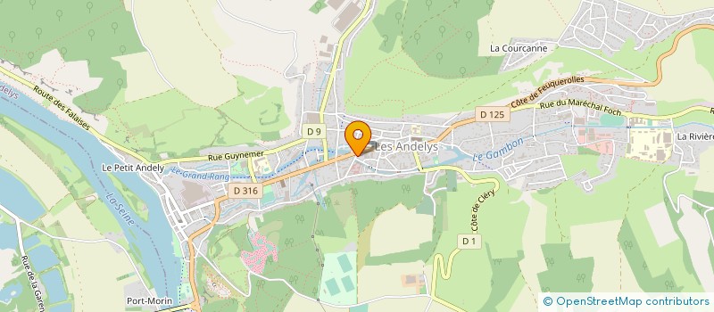 localisation de l'entreprise MONSIEUR FRANCOIS ADAM  LES ANDELYS