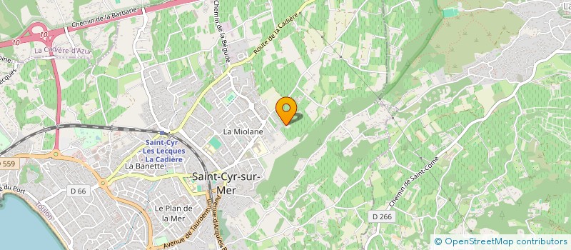 localisation de l'entreprise MONSIEUR FRANCOIS AGIER à SAINT-CYR-SUR-MER