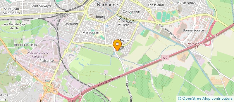 localisation de l'entreprise MONSIEUR FRANCOIS AGUILA à NARBONNE