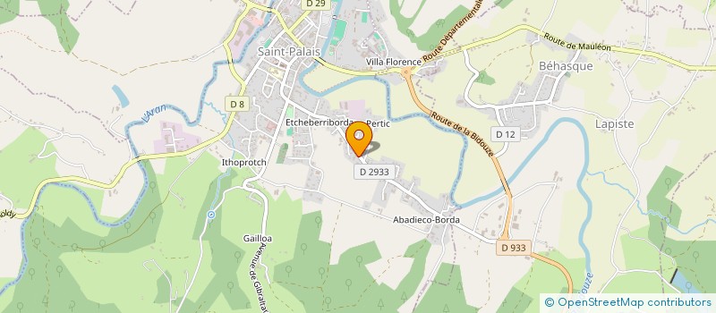 localisation de l'entreprise MONSIEUR FRANCOIS AINCIBURU  SAINT-PALAIS