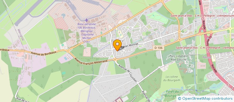 localisation de l'entreprise MONSIEUR FRANCOIS ALAIN GARNIER à MERIGNAC