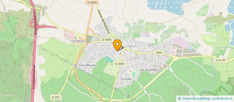 localisation de l'entreprise MONSIEUR FRANCOIS ALAUX  SIGEAN