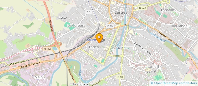 localisation de l'entreprise MONSIEUR FRANCOIS ALBERGE  CASTRES