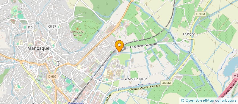 localisation de l'entreprise MONSIEUR FRANCOIS ALBESSARD  MANOSQUE