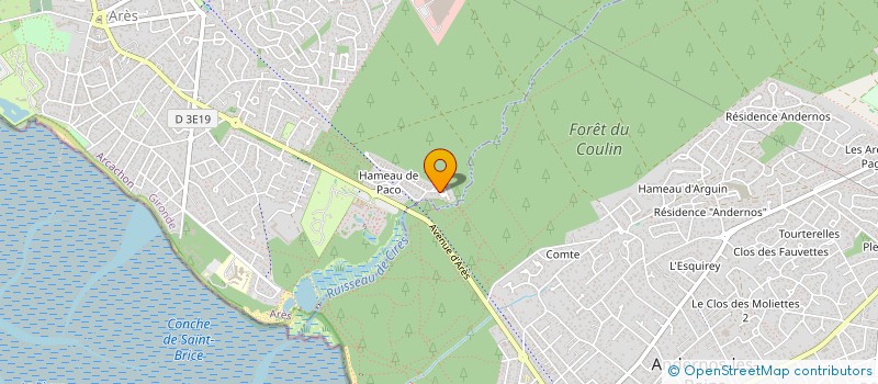 localisation de l'entreprise MONSIEUR FRANCOIS ALBIAC  ARES