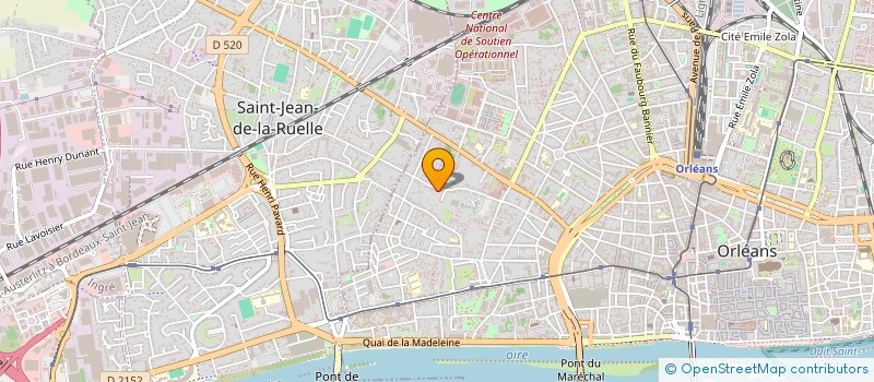 localisation de l'entreprise MONSIEUR FRANCOIS ALBINA à ORLEANS