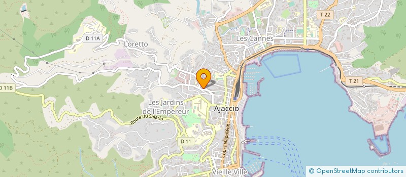 localisation de l'entreprise MONSIEUR FRANCOIS ALESSANDRINI à AJACCIO