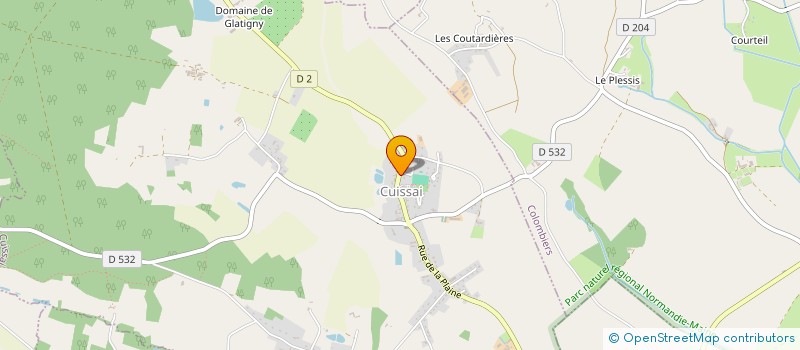 localisation de l'entreprise MONSIEUR FRANCOIS ALEXANDRE à CUISSAI