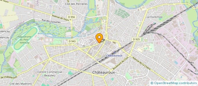 localisation de l'entreprise MONSIEUR FRANCOIS ALEXANDRE GLAUDET à CHATEAUROUX