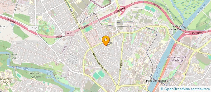 localisation de l'entreprise MONSIEUR FRANCOIS ALHAFFAR à ANGERS