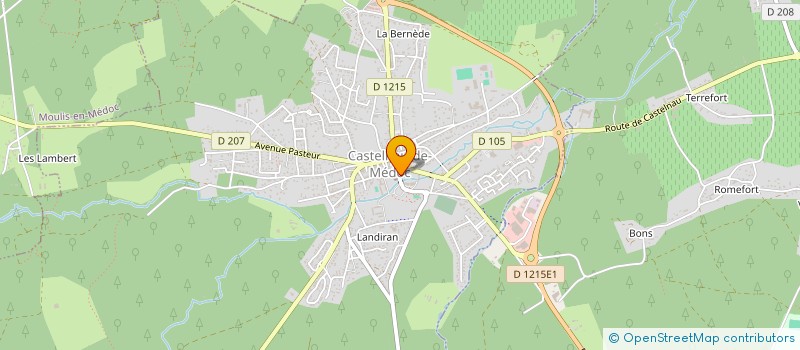 localisation de l'entreprise MONSIEUR FRANCOIS ALINDRE  CASTELNAU-DE-MEDOC