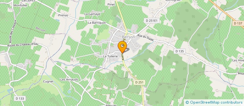 localisation de l'entreprise MONSIEUR FRANCOIS ALINS à BERSON