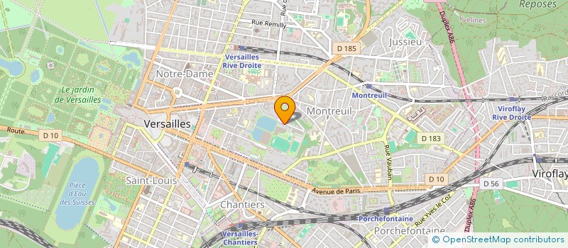 localisation de l'entreprise MONSIEUR FRANCOIS ALLAIN à VERSAILLES