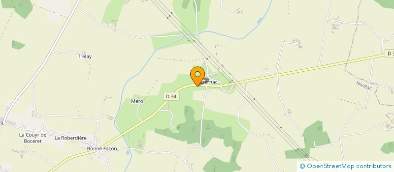 localisation de l'entreprise MONSIEUR FRANCOIS ALLAIN  NIVILLAC