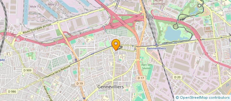 localisation de l'entreprise MONSIEUR FRANCOIS ALLEAUME à GENNEVILLIERS