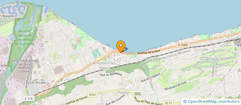 localisation de l'entreprise MONSIEUR FRANCOIS ALLEGRA  PUBLIER