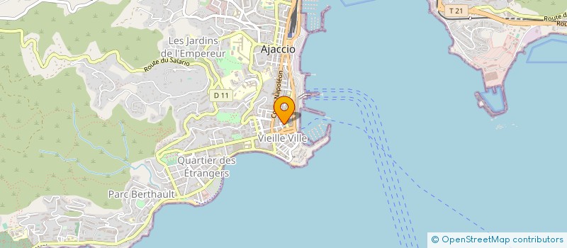 localisation de l'entreprise MONSIEUR FRANCOIS ALLODI à AJACCIO