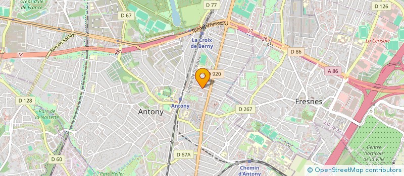 localisation de l'entreprise MONSIEUR FRANCOIS ALLOUCHE à ANTONY