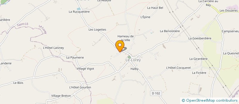 localisation de l'entreprise MONSIEUR FRANCOIS ALMY  LE LOREY